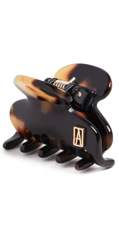 Alexandre de Paris Small Jaw Clip Tokyo Tortoise One Size | Thumbnail 1