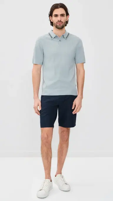 PS Paul Smith Short Sleeve Sweater Polo Light Blue M | Thumbnail 5