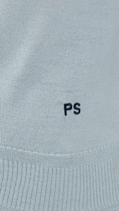 PS Paul Smith Short Sleeve Sweater Polo Light Blue M | Thumbnail 6