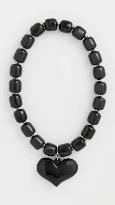 Julietta Amore Necklace Black One Size | Thumbnail 2