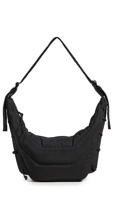 Lemaire Medium Soft Game Bag Dark Chocolate | Thumbnail 1 Lemaire Medium Soft Game Bag Dark Chocolate | Thumbnail 1