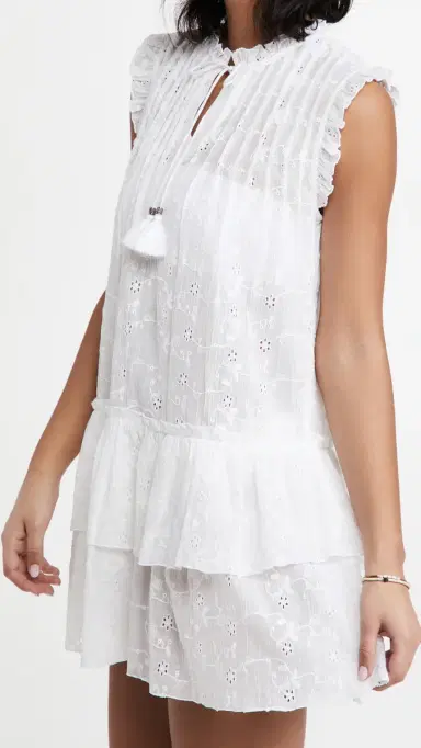 Playa Lucila Eyelet Coverup Dress White M | Thumbnail 5 Playa Lucila Eyelet Coverup Dress White M | Thumbnail 5