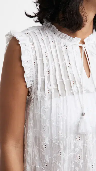 Playa Lucila Eyelet Coverup Dress White M | Thumbnail 6 Playa Lucila Eyelet Coverup Dress White M | Thumbnail 6