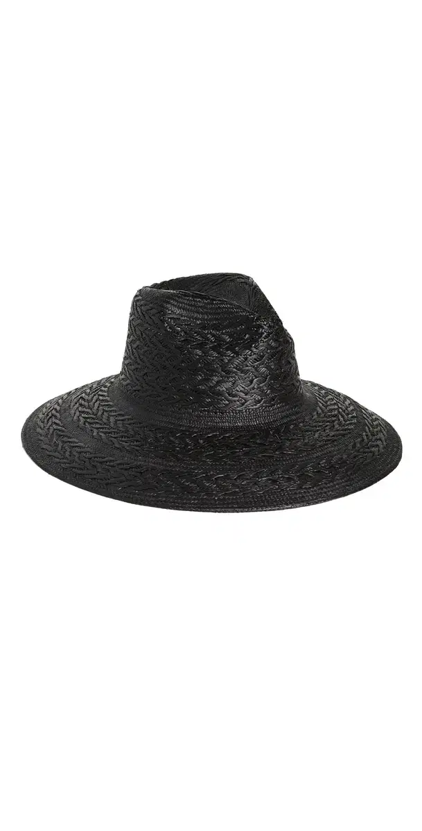 Freya Redwood Straw Hat Black