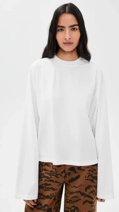 LIONESS Bloom Long Sleeve Tee Porcelain S | Thumbnail 2