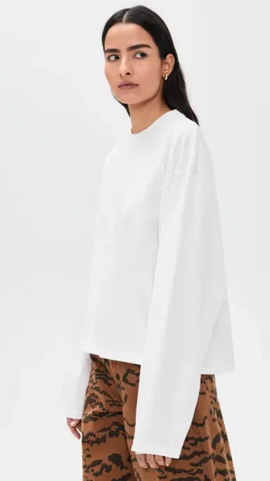 LIONESS Bloom Long Sleeve Tee Porcelain S | Thumbnail 4