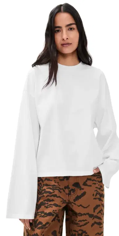 LIONESS Bloom Long Sleeve Tee Porcelain S | Thumbnail 1