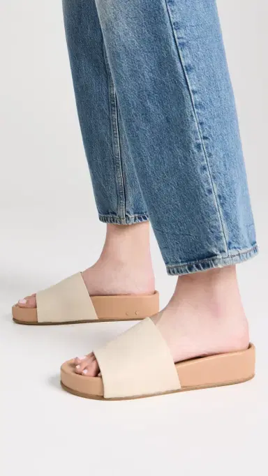 beek Pelican Sandals Eggshell/Beach 6 | Thumbnail 3