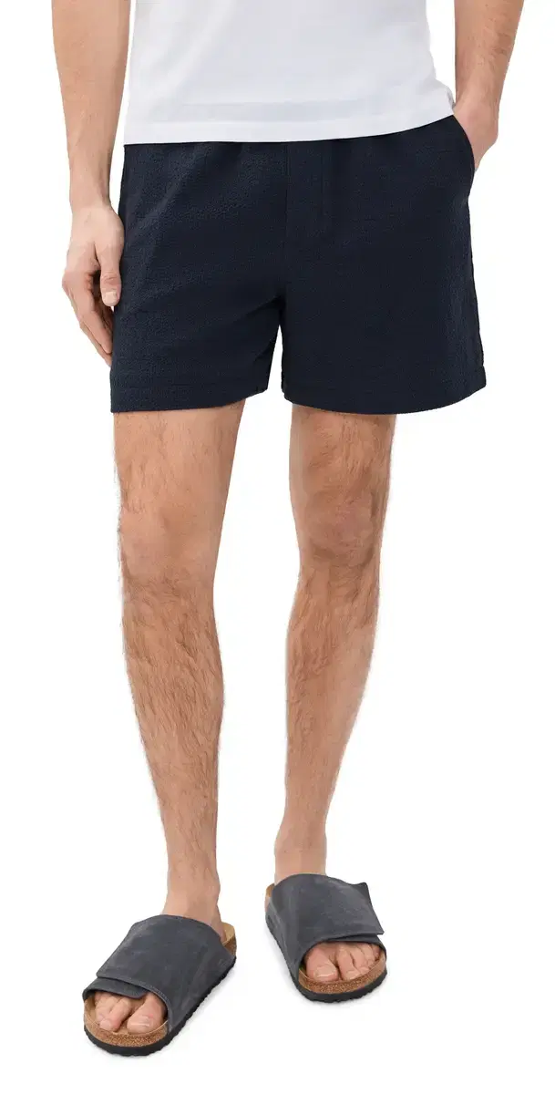Open Weave horts 5 Dark Navy