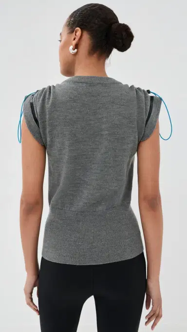 Coperni Tech Merino Top Grey | Thumbnail 3