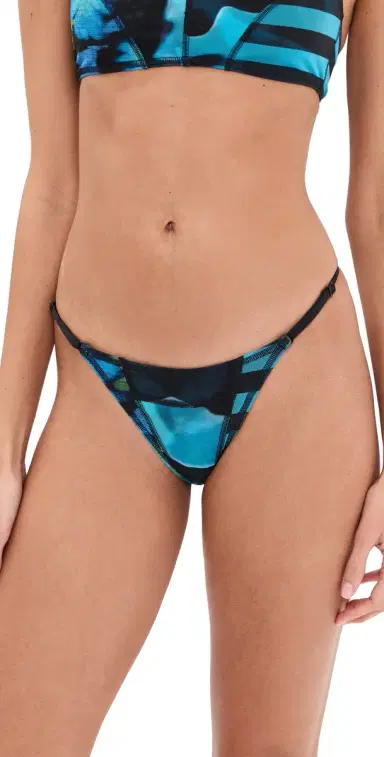 Staud Sisley Bikini Bottoms Blue Haze Multi M | Thumbnail 1 Staud Sisley Bikini Bottoms Blue Haze Multi M | Thumbnail 1