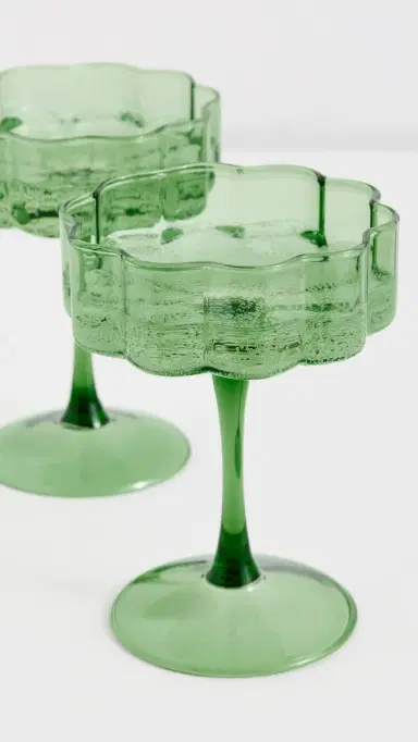 FAZEEK Wave Coupe Glasses Set of 2 | Thumbnail 4