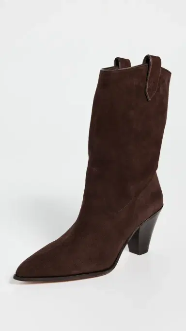Aquazzura Boogie Cowboy Booties Espresso | Thumbnail 2 Aquazzura Boogie Cowboy Booties Espresso | Thumbnail 2
