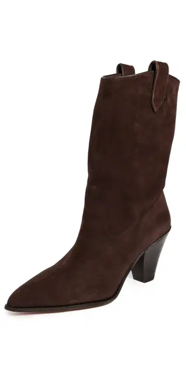 Aquazzura Boogie Cowboy Booties Espresso | Thumbnail 1 Aquazzura Boogie Cowboy Booties Espresso | Thumbnail 1