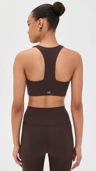 Splits59 Sara Airweight Bra Dark Chocolate | Thumbnail 3