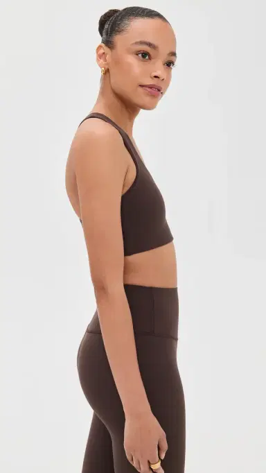 Splits59 Sara Airweight Bra Dark Chocolate | Thumbnail 4