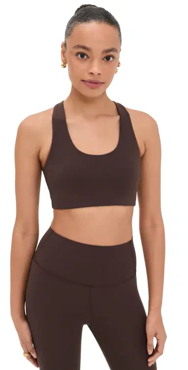 Splits59 Sara Airweight Bra Dark Chocolate | Thumbnail 1