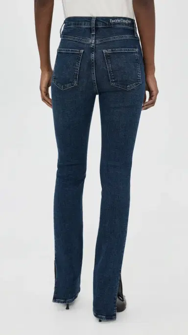 Favorite Daughter The Valentina Slit Tower Jeans | Thumbnail 3