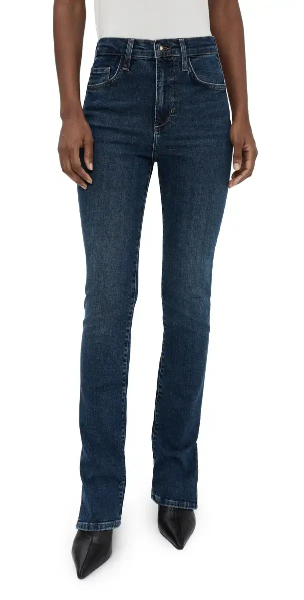 Favorite Daughter The Valentina Slit Tower Jeans Woodside