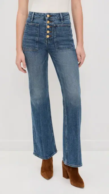 Ulla Johnson Stretch Lou Jeans Danube 32 | Thumbnail 3