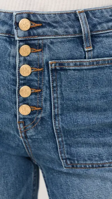 Ulla Johnson Stretch Lou Jeans Danube 32 | Thumbnail 6
