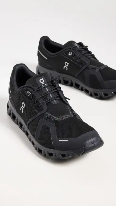 ON Cloud 6 Sneakers Black/Black 7 | Thumbnail 4