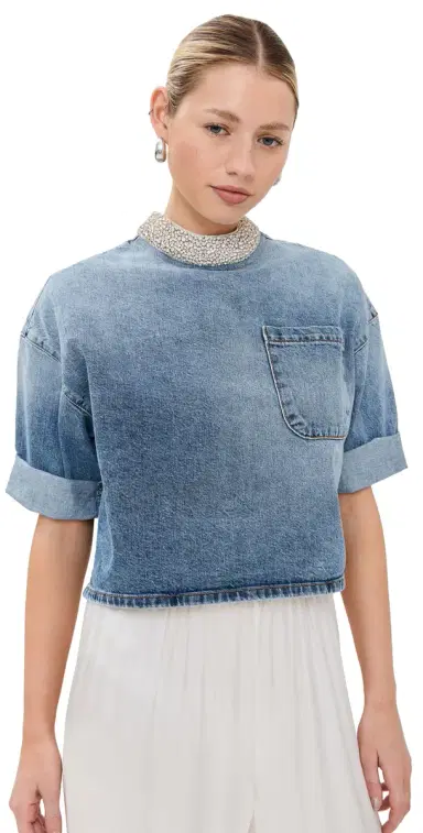 TWP Ex T with Crystal Collar Vintage Wash | Thumbnail 1