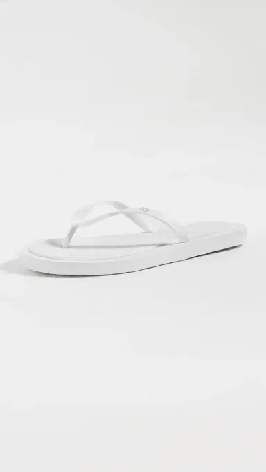 Tory Burch Kira Padded Flip Flops Optic White 5 | Thumbnail 2