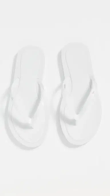 Tory Burch Kira Padded Flip Flops Optic White 5 | Thumbnail 5