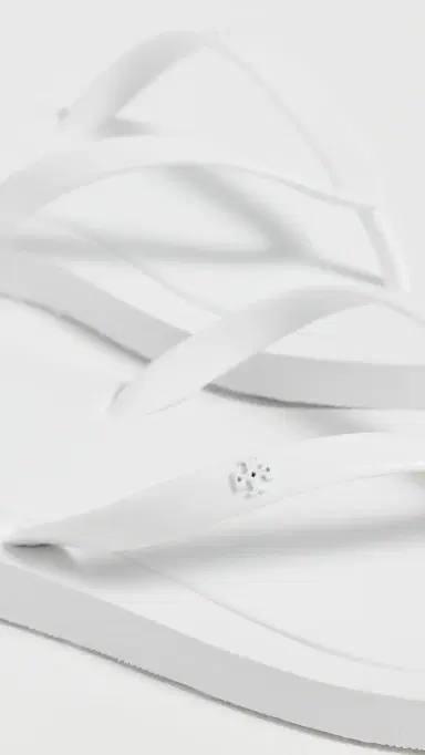 Tory Burch Kira Padded Flip Flops Optic White 5 | Thumbnail 6