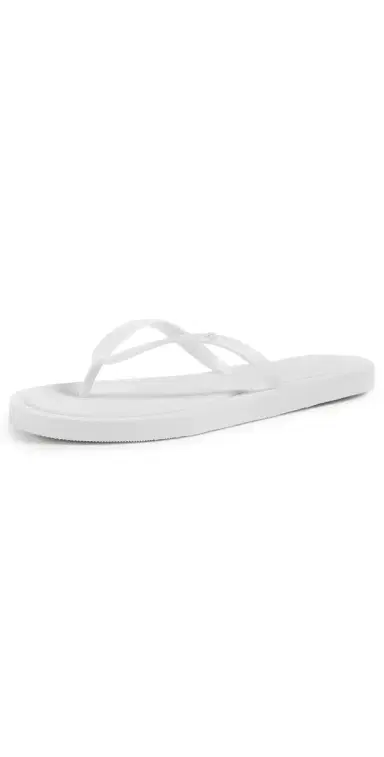 Tory Burch Kira Padded Flip Flops Optic White 5 | Thumbnail 1