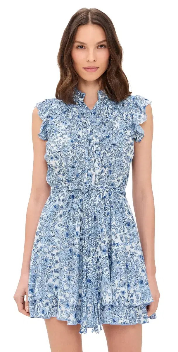 Callie Mini Dress Blue Aquaflora