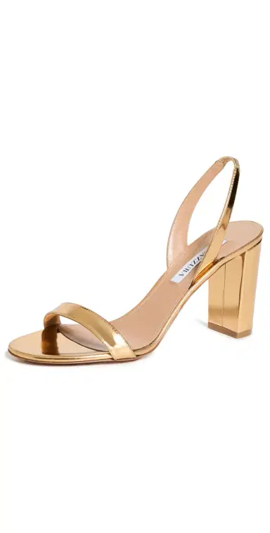 Aquazzura So Nude Sandals 85mm Soft Gold 38 | Thumbnail 1