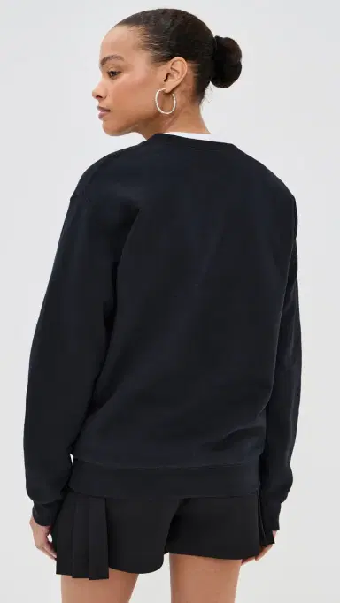 Junk Food Eagles Helmut Crew Sweatshirt Black | Thumbnail 3
