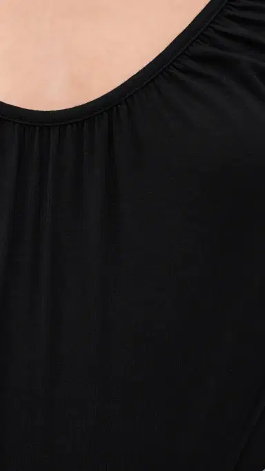 L'Agence Cassandra Long Sleeve Ruched Bodysuit Black | Thumbnail 6 L'Agence Cassandra Long Sleeve Ruched Bodysuit Black | Thumbnail 6