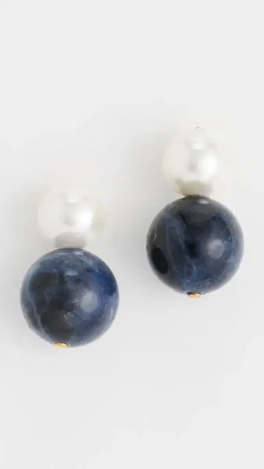 Shashi Bianca Gemstone Earrings | Thumbnail 2