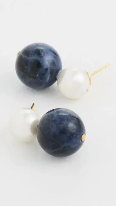 Shashi Bianca Gemstone Earrings | Thumbnail 4