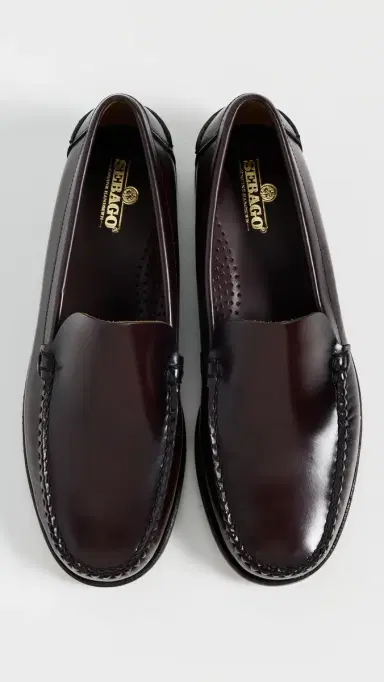 Sebago Frank Leather Loafers Brown Burgundy | Thumbnail 4