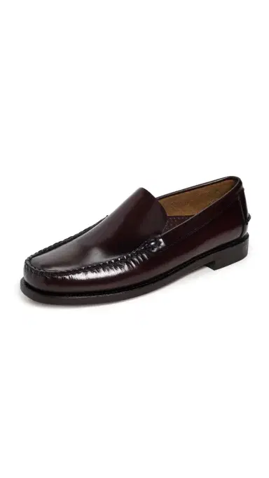 Sebago Frank Leather Loafers Brown Burgundy | Thumbnail 6