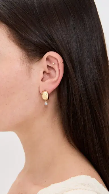 SHASHI Aoki Hoops Gold One Size | Thumbnail 3