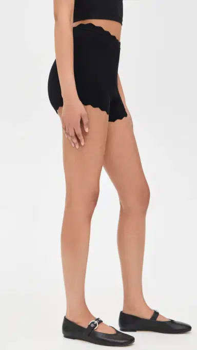 NIA Mazzy Knit Shorts Black M | Thumbnail 4 NIA Mazzy Knit Shorts Black M | Thumbnail 4