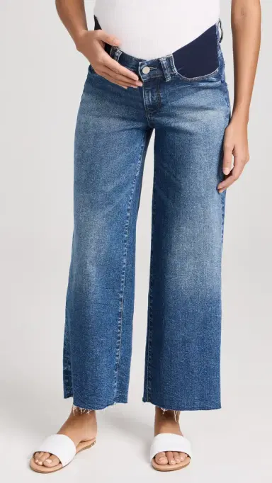 DL1961 Hepburn Maternity Wide Leg Jeans East Lake (Vintage) 30 | Thumbnail 2 DL1961 Hepburn Maternity Wide Leg Jeans East Lake (Vintage) 30 | Thumbnail 2
