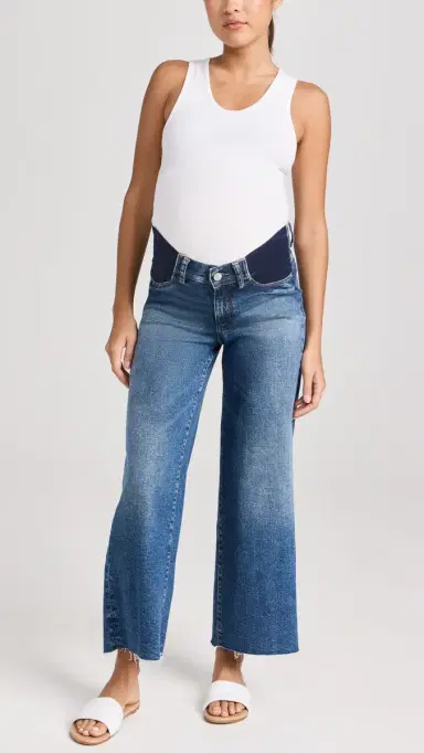 DL1961 Hepburn Maternity Wide Leg Jeans East Lake (Vintage) 30 | Thumbnail 5 DL1961 Hepburn Maternity Wide Leg Jeans East Lake (Vintage) 30 | Thumbnail 5