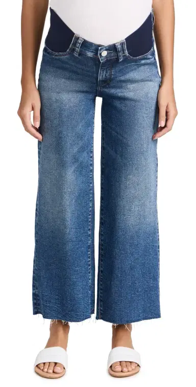 DL1961 Hepburn Maternity Wide Leg Jeans East Lake (Vintage) 30 | Thumbnail 1 DL1961 Hepburn Maternity Wide Leg Jeans East Lake (Vintage) 30 | Thumbnail 1