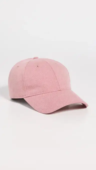rag & bone Harlow Baseball Cap Pink Denim One Size | Thumbnail 2