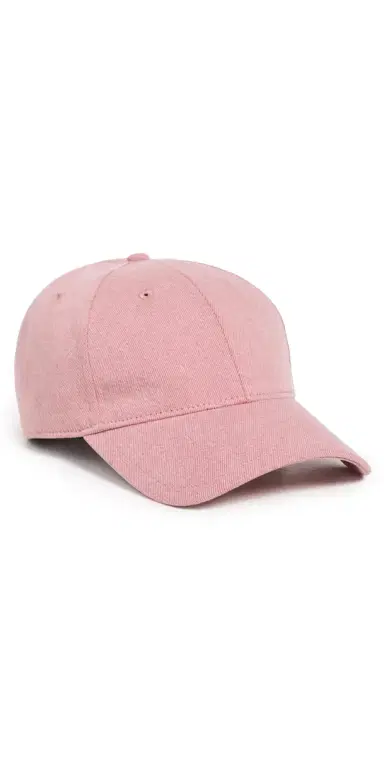 rag & bone Harlow Baseball Cap Pink Denim One Size | Thumbnail 1