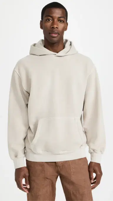 Madewell The McCarren Midweight Hoodie Sweatshirt Bleached Canvas S | Thumbnail 2