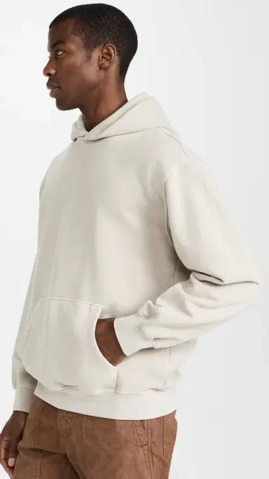 Madewell The McCarren Midweight Hoodie Sweatshirt Bleached Canvas S | Thumbnail 4