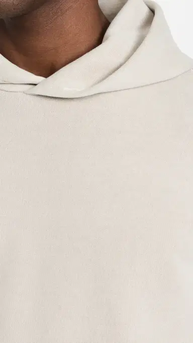 Madewell The McCarren Midweight Hoodie Sweatshirt Bleached Canvas S | Thumbnail 6