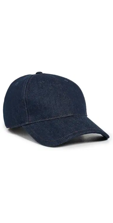 rag & bone Harlow Baseball Cap Midnight Wash Denim One Size | Thumbnail 1